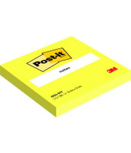 Samolepiaci bloček Post-it 76x76 žltý 6x 100 lístkov 