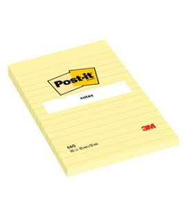 Samolepiaci bloček Post-it 102x152 žltý linajkový 