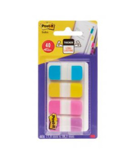 Záložky Post-it Index úzky extra silný 15,8x38,1mm 