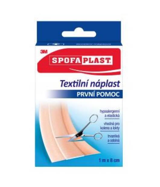 3M Spofaplast 164 Textilná elastická náplasť, 1 m x 8 cm 