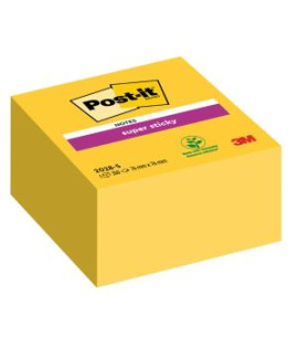 Samolepiaci bloček Post-it Super Sticky 76x76mm žltá 350l 