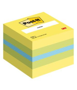 Samolepiaci bloček Post-it, 51 x 51 mm, mini, mix farieb 