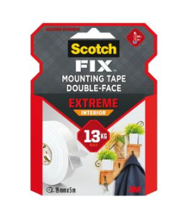 Montážna páska Scotch do interiéru supersilná, 19 mm x 5 m 