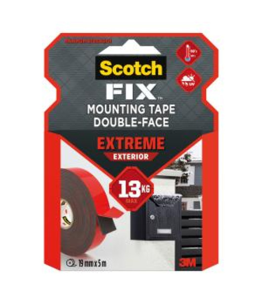 Montážna páska Scotch do exteriéru superodolná, 19 mm x 5 m 