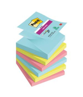 Samolepiace Z-bločky Post-it Super Sticky COSMIC, veľkosť 76x76 mm, 6 bločkov po 90 lístkov 