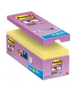 Samolepiaci bloček Post-it Super Sticky žlté 76x76mm 16x90l 
