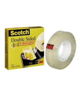 Lepiaca páska obojstranná Scotch 665, 12 mm x 22,8 m, v krabičke 