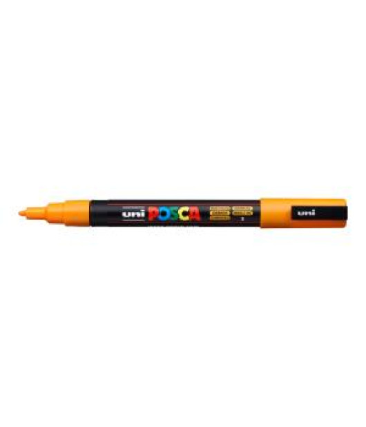 Popisovač uni POSCA PC-3M jasne žltý 