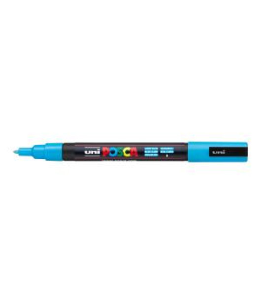Popisovač uni POSCA PC-3M svetlomodrý 