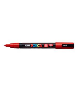 Popisovač uni POSCA PC-3M červený 