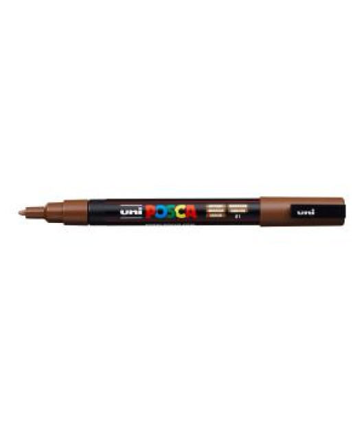 Popisovač uni POSCA PC-3M hnedý 