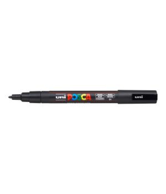Popisovač uni POSCA PC-3M čierny 