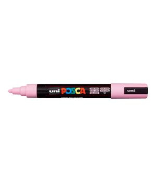 Popisovač uni POSCA PC-5M svetloružový 