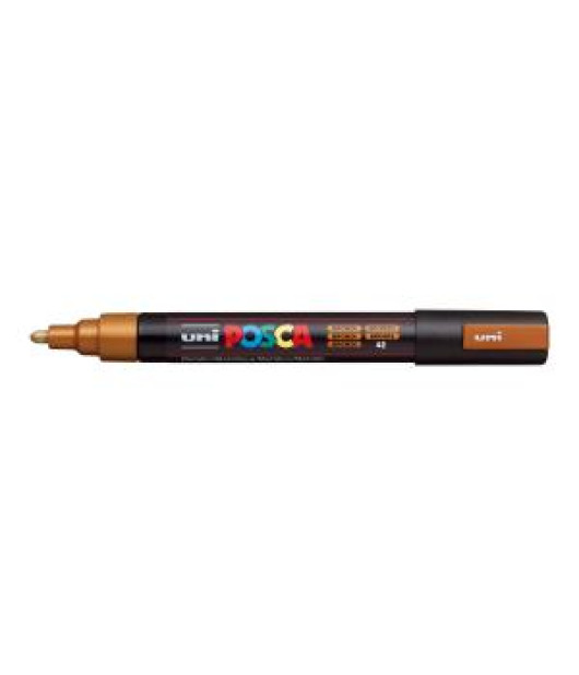 Popisovač uni POSCA PC-5M bronzový 