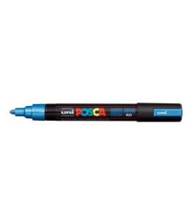 Popisovač uni POSCA PC-5M metalicky modrý 