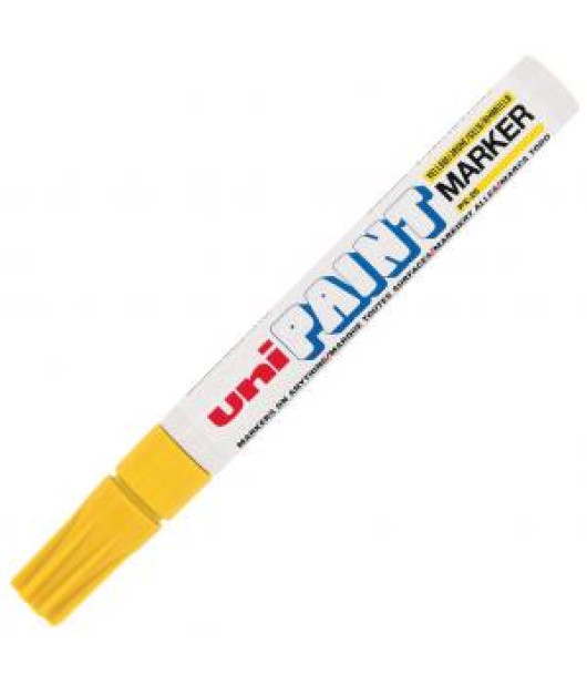 Lakový popisovač uni PAINT PX-20 žltý 