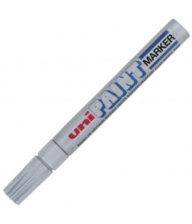 Lakový popisovač uni PAINT PX-20 strieborný 