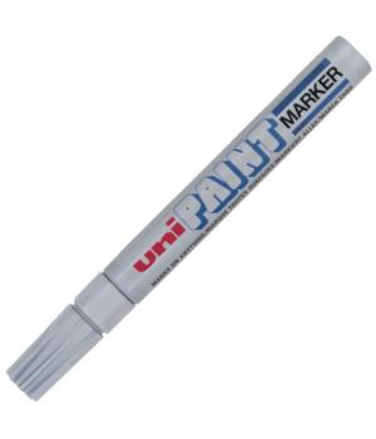 Lakový popisovač uni PAINT PX-20 strieborný 