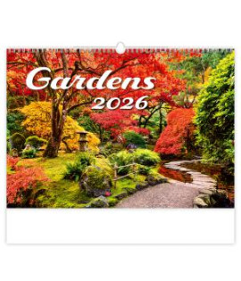 Nástenný kalendár Gardens 45 x 31,5 cm 2026 