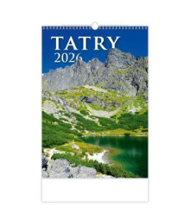 Nástenný kalendár Tatry 31,5 x 45 cm 2026 