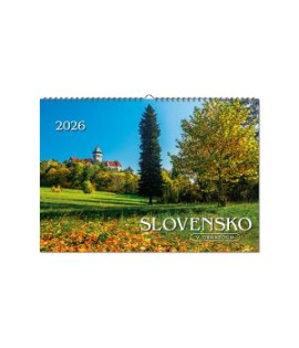 Nástenný kalendár Slovensko v obrazoch 48,5 x 34 cm 