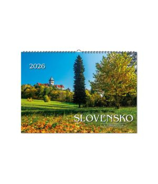 Nástenný kalendár Slovensko v obrazoch 48,5 x 34 cm 