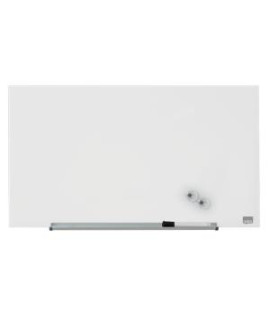 Sklenená tabuľa Nobo Diamond biela 680x380 mm 