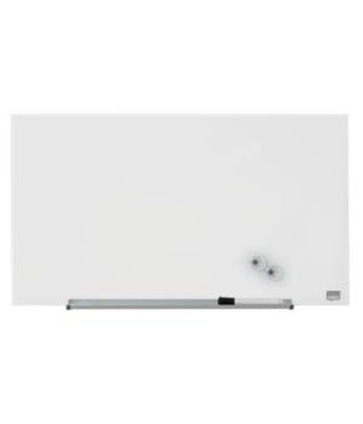 Sklenená tabuľa Nobo Diamond biela 680x380 mm 