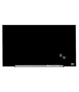 Sklenená tabuľa Nobo Diamond čierna 31”, 680x380mm 