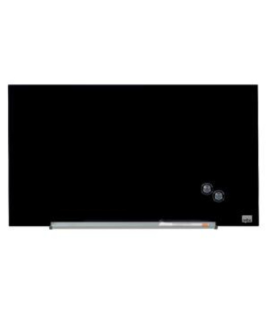 Sklenená tabuľa Nobo Diamond čierna 31”, 680x380mm 