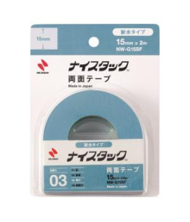 Lepiaca páska obojstranná NICHIBAN 15mm x 2m vodeodolná polyetylenová 