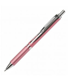 Gélový roller Pentel Energel Steel, ružový 