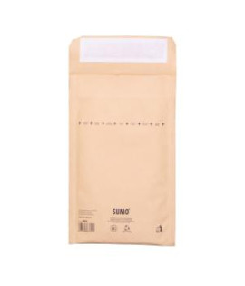 Bublinkové obálky recyklované SUMO 13,5x21,5cm hnedé 