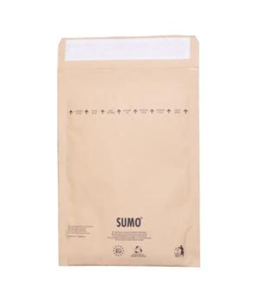 Bublinkové obálky recyklované SUMO 16,5x21,5cm hnedé 