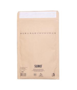 Bublinkové obálky recyklované SUMO 19,5x26,5cm hnedé 