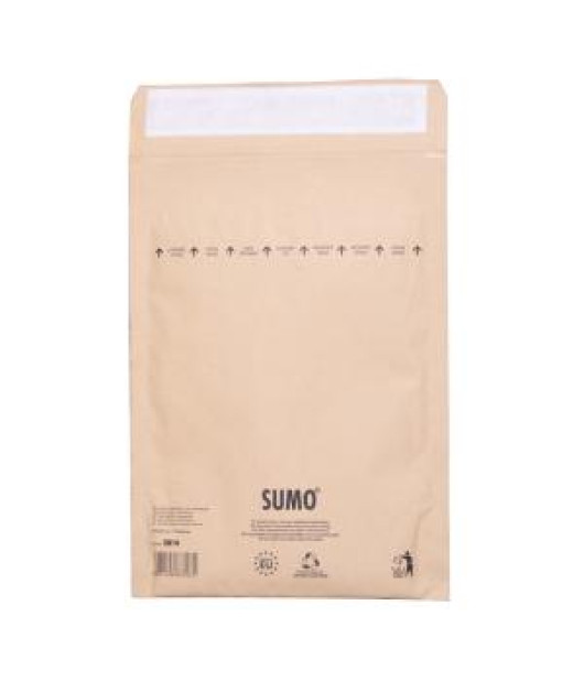Bublinkové obálky recyklované SUMO 19,5x26,5cm hnedé 