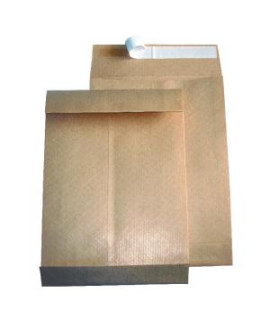 Taška B4 s X dnom a textilnou výstužou 100g, 250 x 353 mm hnedá 