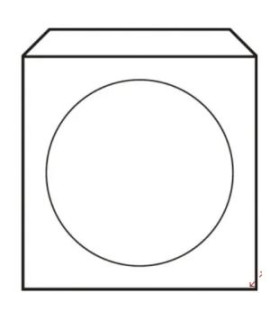 Obálky na CD 125x125 s okienkom 50 ks 