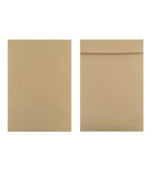 Taška B4 s X dnom a odtrhávacou páskou 250 x 354 mm hnedá 130g 