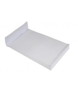 Taška B4 s X dnom a odtrhávacou páskou 250 x 354 mm biela 140g 