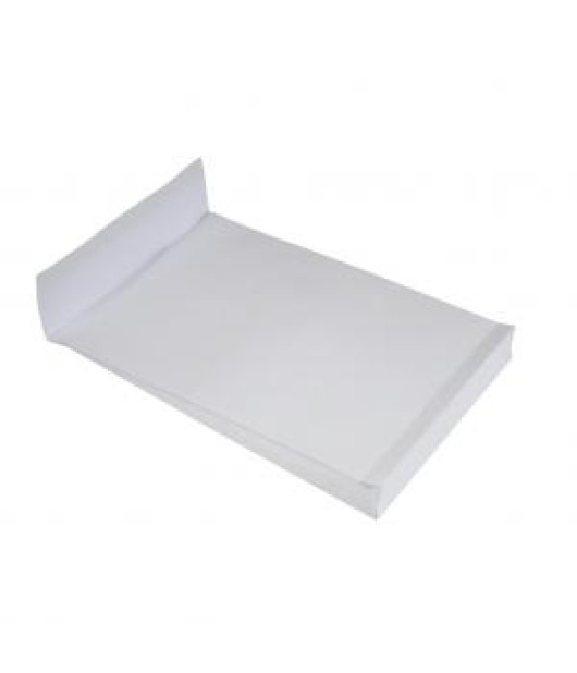 Taška B4 s X dnom a odtrhávacou páskou 250 x 354 mm biela 140g 
