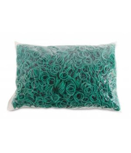 Gumičky Office Products 20mm 1kg zelené 