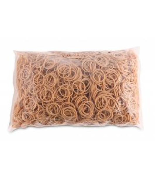 Gumičky Office Products 25mm 1kg prírodná farba 