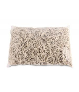 Gumičky Office Products 40mm 1kg biele 