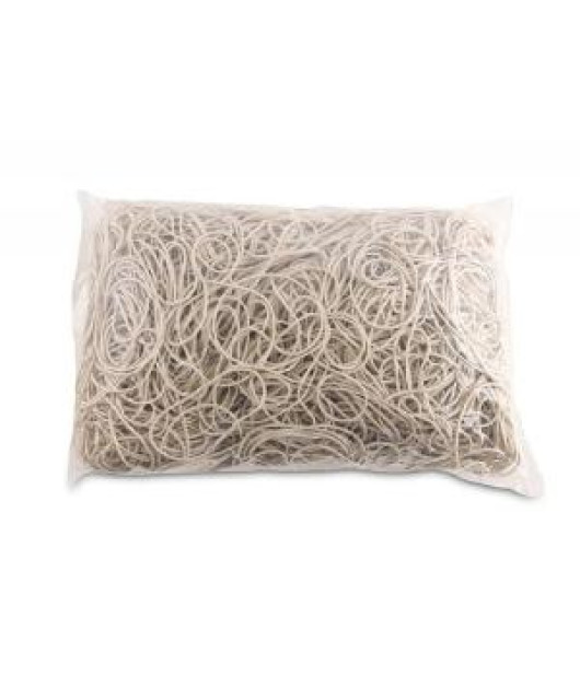 Gumičky Office Products 50mm 1kg biele 