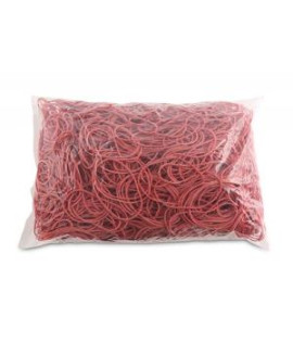 Gumičky Office Products 60mm 1kg červené 