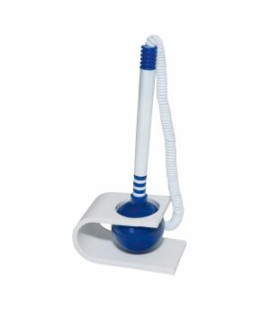 Pero so stojanom Office Products plastové modro-biele vertikálne 