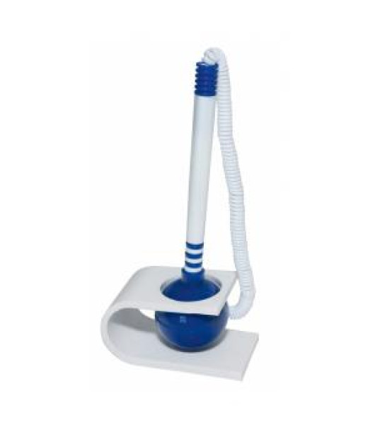 Pero so stojanom Office Products plastové modro-biele vertikálne 