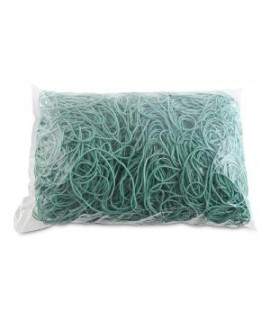 Gumičky Office Products 80mm 1kg zelené 