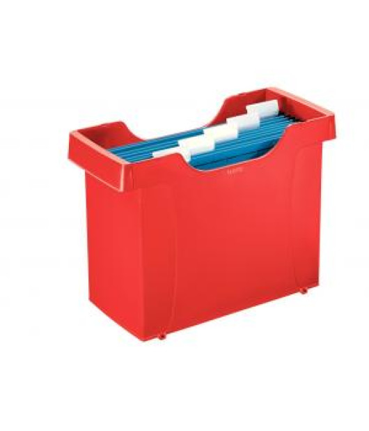 Zásobník na závesné obaly Leitz Plus červený 